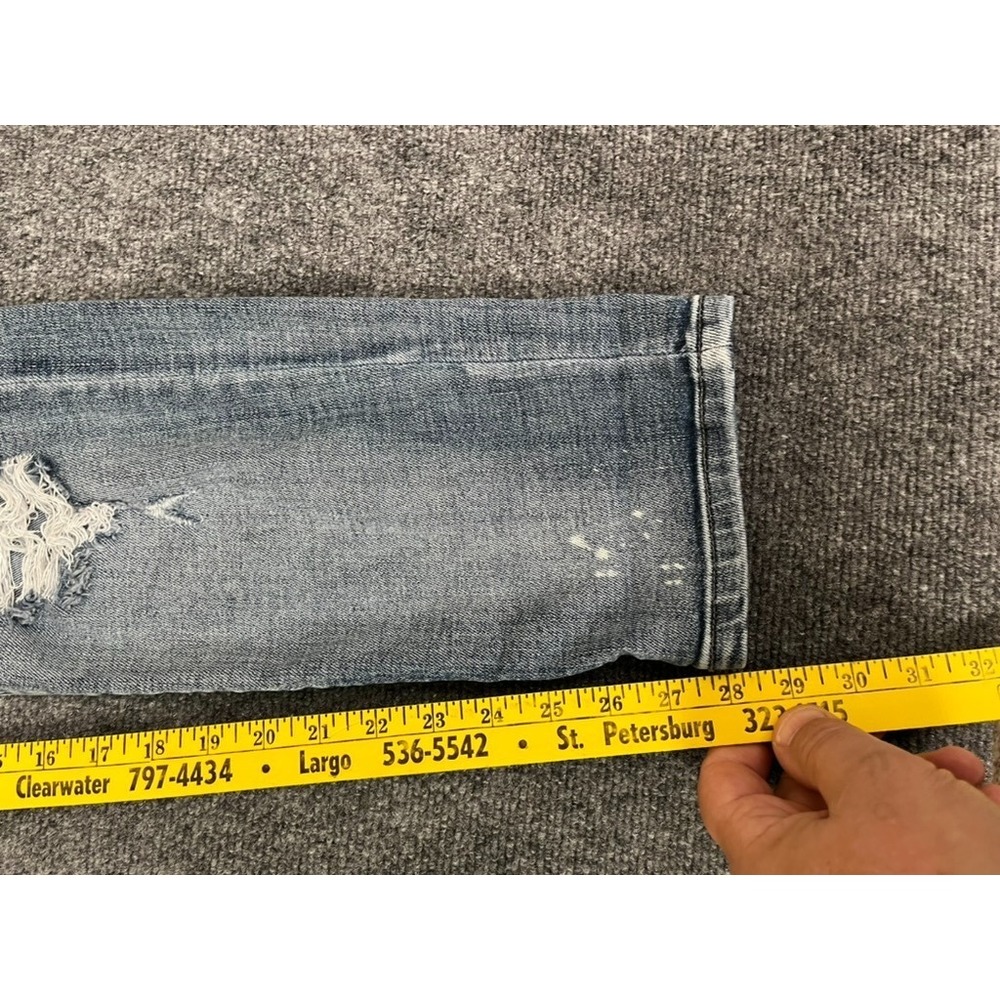 Judy Blue Womens Jeans Boyfriend Fit Distressed Ripped Stretch Size 11/30 - Picture 7 of 9